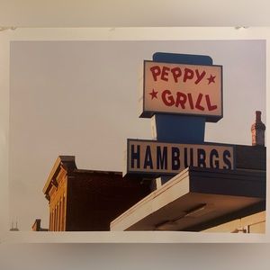 Photo print of Peppy Grill sign in Indianapolis, 17"x22"